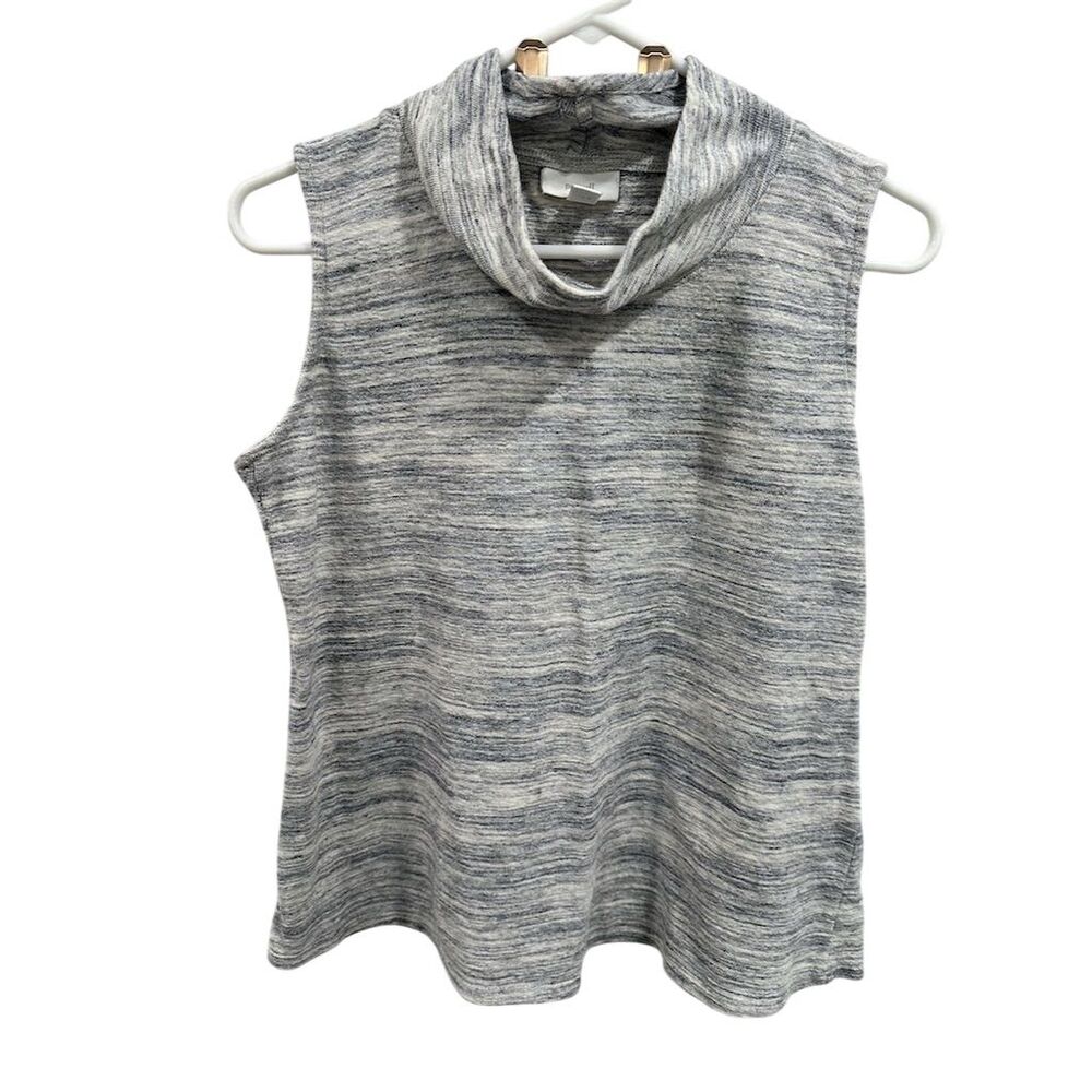 J. Jill Women's Cowlneck Pullover Top Gray Standard Size S Casual